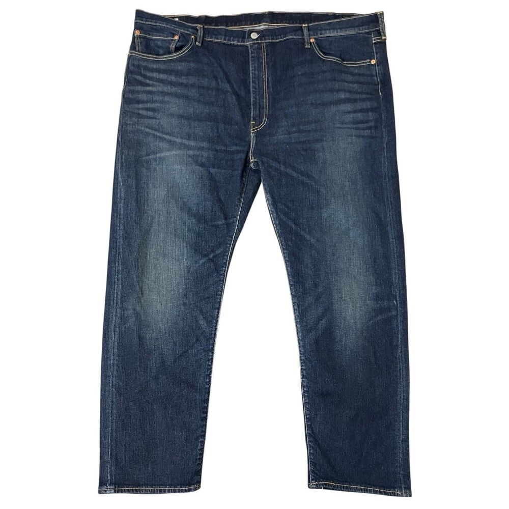 Levis Jeans Mens 48 x29 Blue Straight 502 Original Fit Denim Medium S40196 READ*